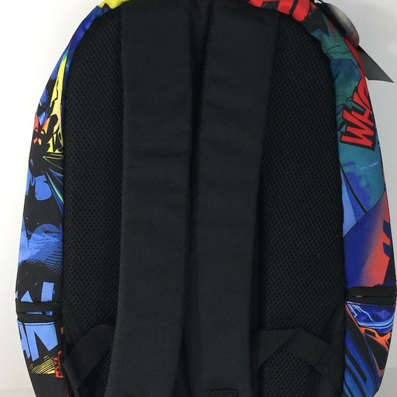 DC Comics Batman Backpack School Book Bag Travel Joker Harley Quinn Comic New - Picture 10 of 12
